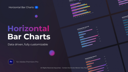 Videohive - Gradient Horizontal Bar Charts l MOGRT for Premiere Pro - 38139533 - 38139533