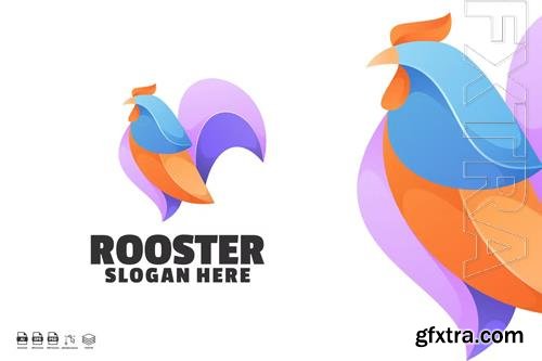 Rooster Gradient Colorful Logo