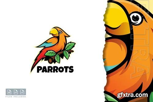 Parrots - Mascot Logo Template