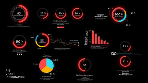 Videohive - Pie Chart Infographics - 38179216 - 38179216