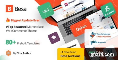 ThemeForest - Besa v2.2.4 - Elementor Marketplace WooCommerce Theme - 25205400