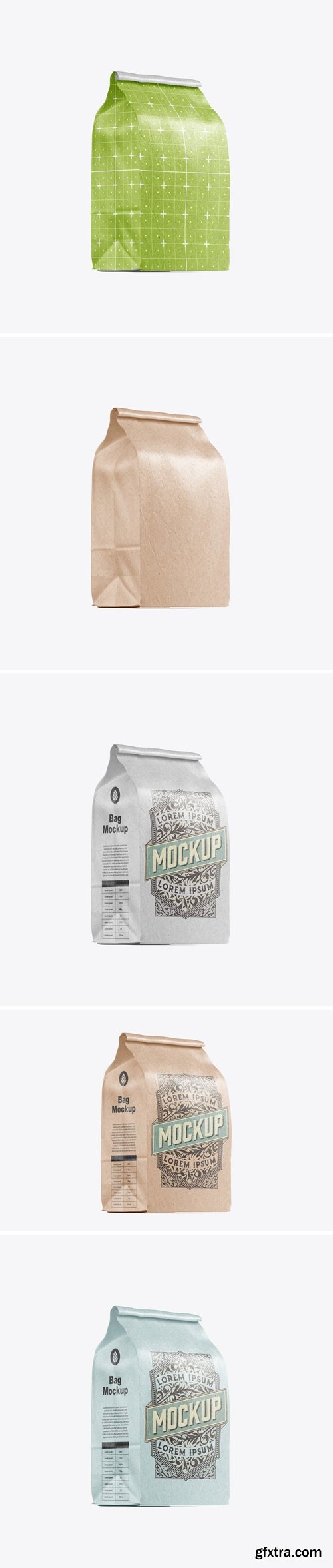 Food Paper Bag Mockup QTWL7BE