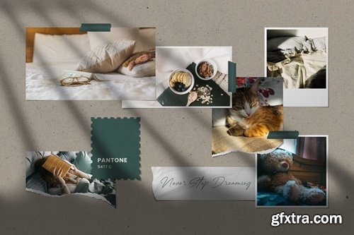 Aesthetic Photo Mockup Moodboard Template LWMFQRM