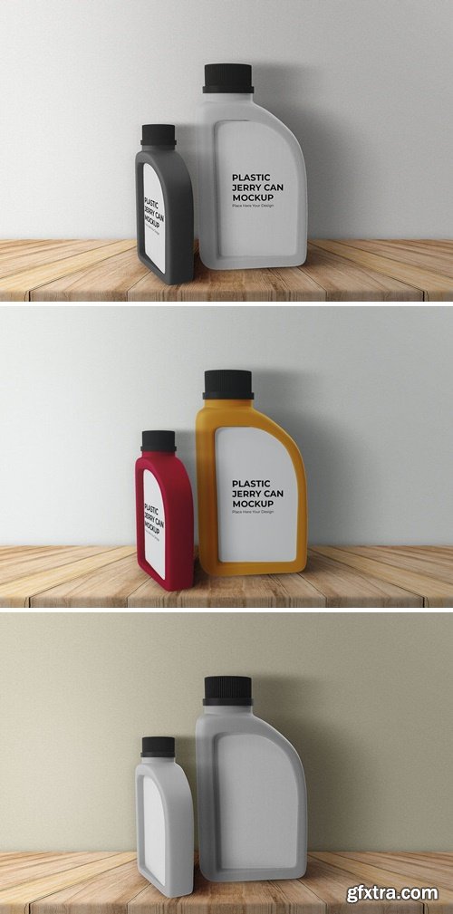 Plastic Jerry Can Mockups 56KUDZA