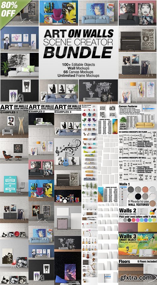 Art On Walls Scene Creator Bundle