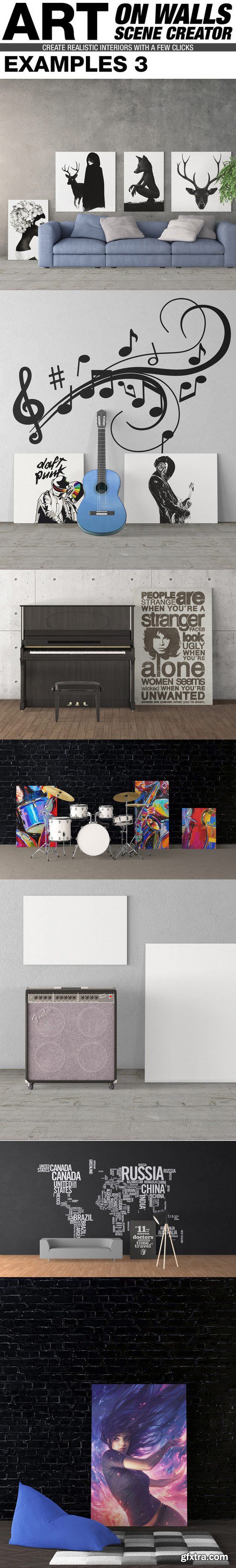 Art On Walls Scene Creator Bundle