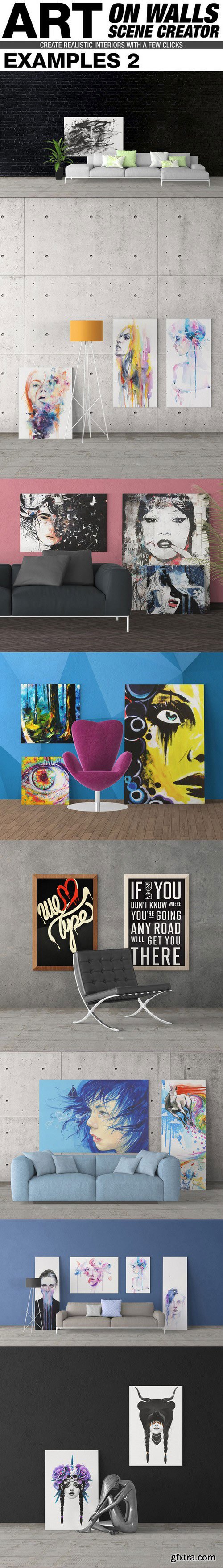 Art On Walls Scene Creator Bundle