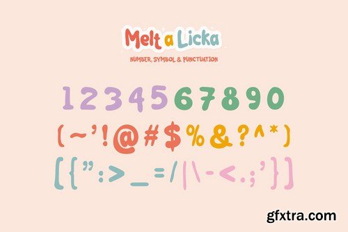 Melt a Licka Font