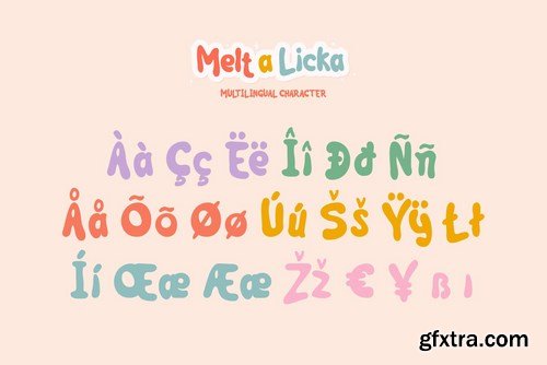 Melt a Licka Font