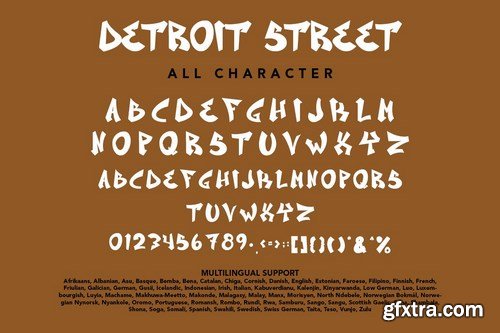 DetroitStreet - Graffiti Font