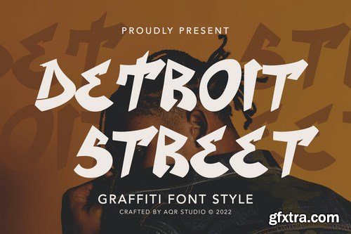 DetroitStreet - Graffiti Font