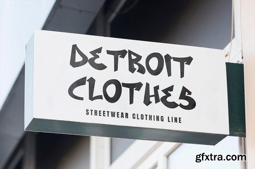 DetroitStreet - Graffiti Font