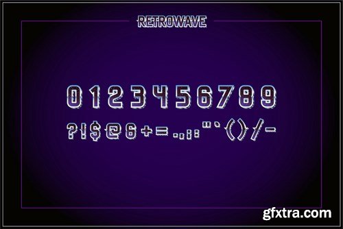 Retrowave – Retro Wave Poster Font