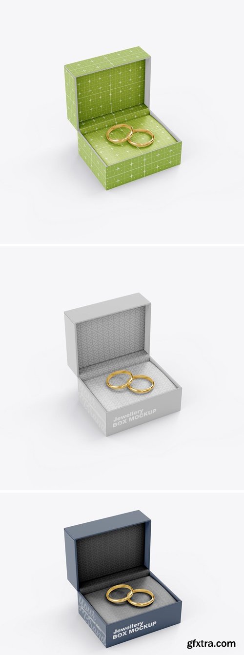 Wedding Rings Box Mockup WA59LKD