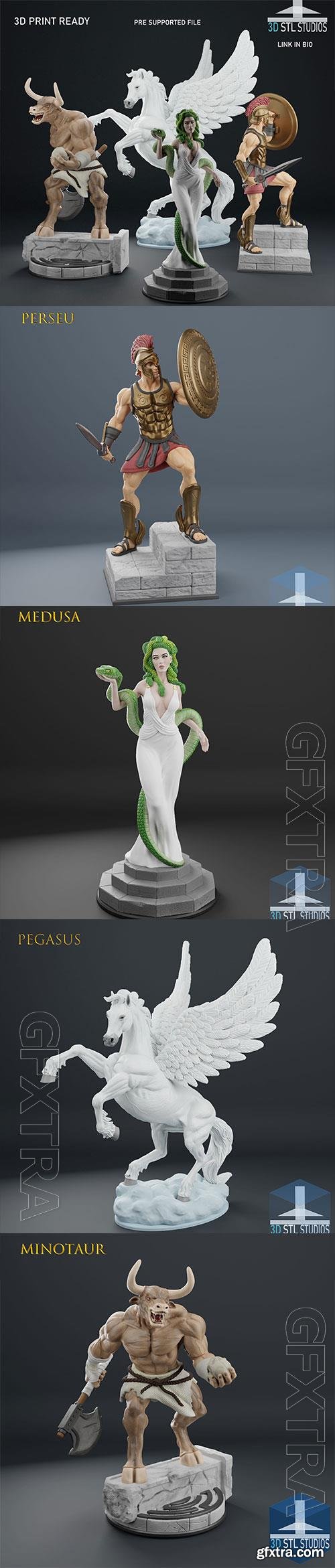 Mythological Beings Pack 1 3D Print Model 