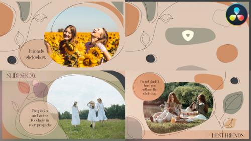 Videohive - Friends Slideshow for DaVinci Resolve - 37779037 - 37779037