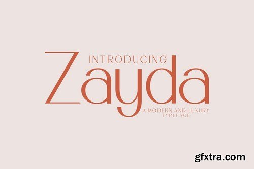 Zayda Modern Sans Serif Font