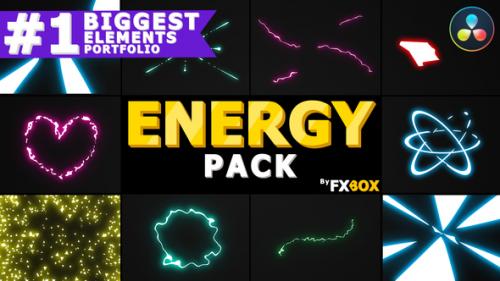 Videohive - Cartoon Energy And Explosions | DaVinci Resolve - 38230133 - 38230133