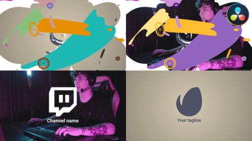 Videohive - Colorful Liquid Logo Opener for DaVinci Resolve - 38230469 - 38230469