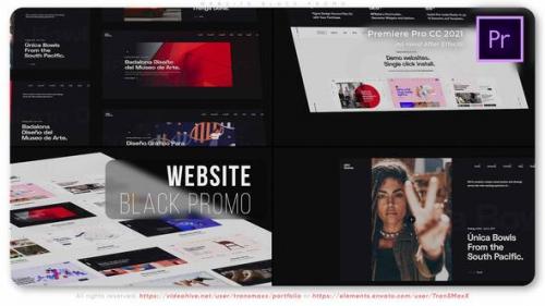 Videohive - Website Black Promo - 38239554 - 38239554