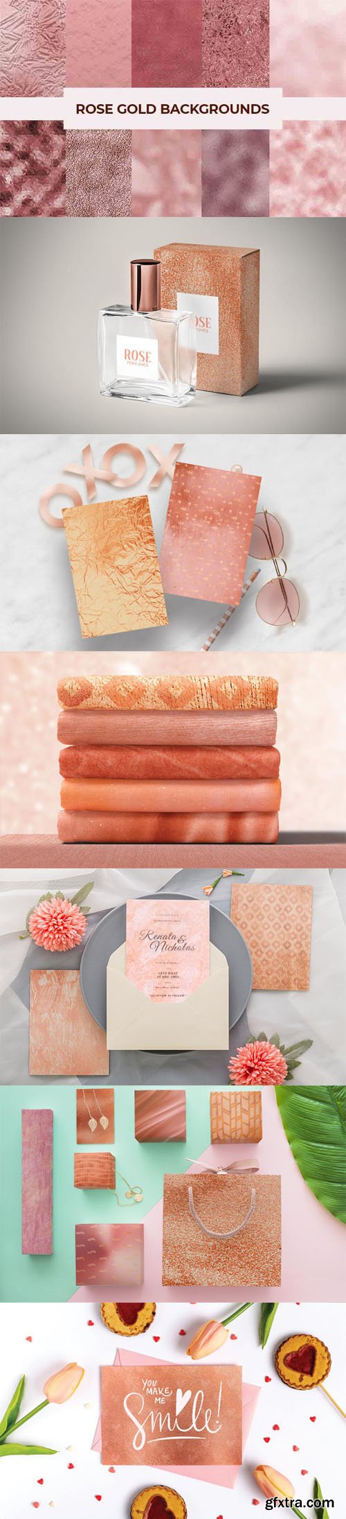 10 Rose Gold Backgrounds