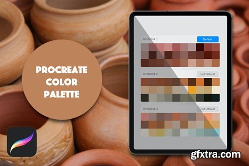 Procreate Palette - Terracota UW969BB