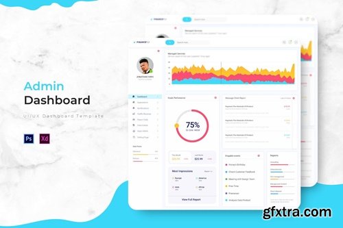 Finance Fly Dashboard | Admin Template 6JSA7FH