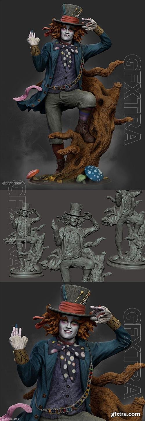 Mad Hatter 3D Print Model 