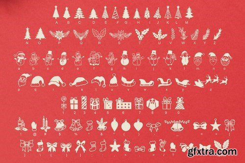 Christmas June Dingbat Font