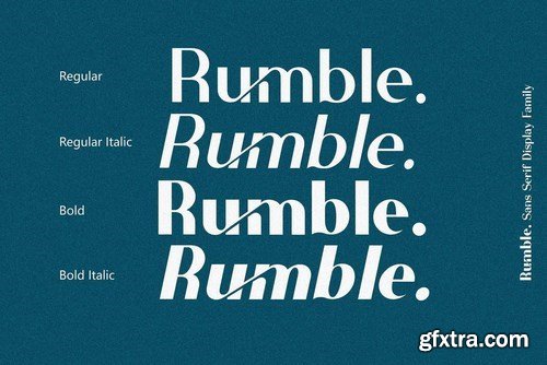 Rumble Elegant Sans Serif Font