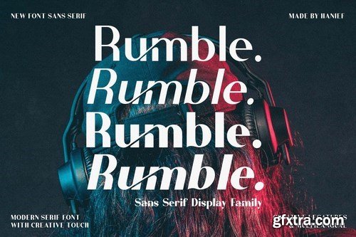 Rumble Elegant Sans Serif Font