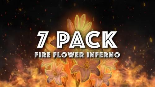 Videohive - Fire Flower Inferno - 38202601 - 38202601