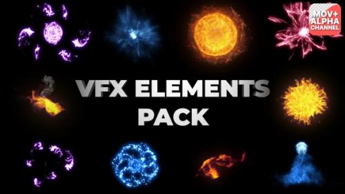 Videohive - VFX Energy Elements | Motion Graphics Pack - 38212168 - 38212168