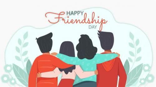 Videohive - Friendship Day Animation Scene 02 - 38213910 - 38213910