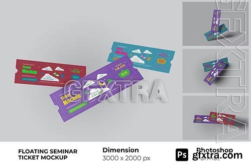 Floating Seminar Ticket Mockup 4FHWCHW