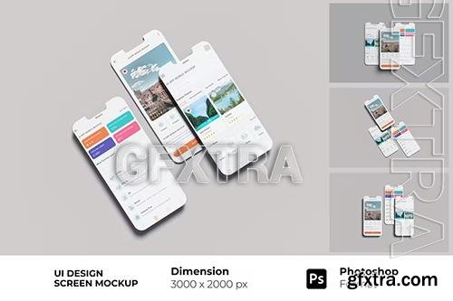 UI Design Screen Mockup YVWZLUS