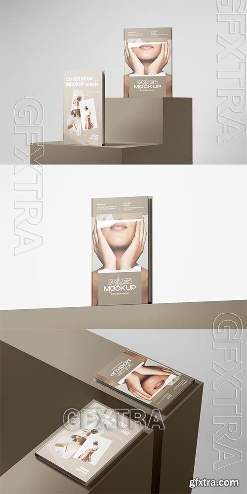 A4 Book Cover Mockup E7JZZ5M