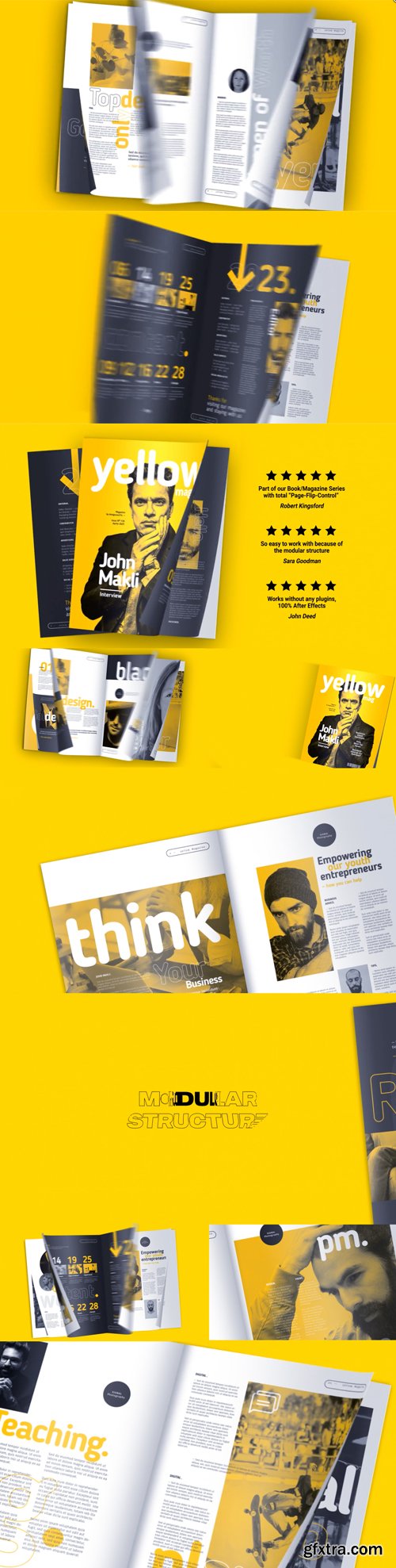 Videohive - Yellow - Magazine Promotion - 37459211