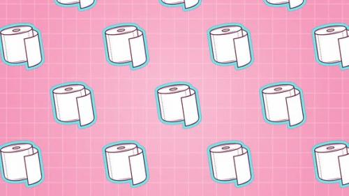 Videohive - Tissue Sticker Background Animation - 38155052 - 38155052