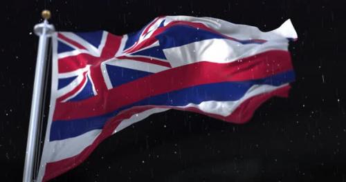 Videohive - Flag of American State of Hawaii - 38161773 - 38161773