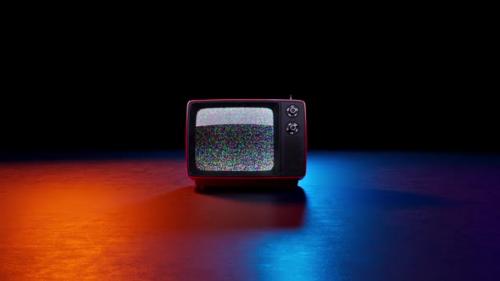 Videohive - Retro Crt Tv With Noise Full HD - 38171851 - 38171851