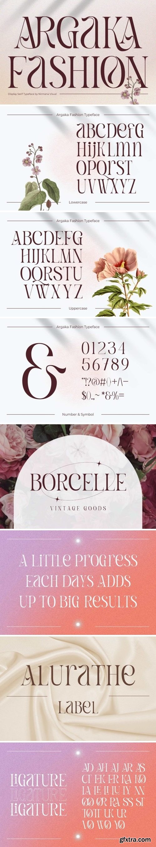 Argaka Fashion Font