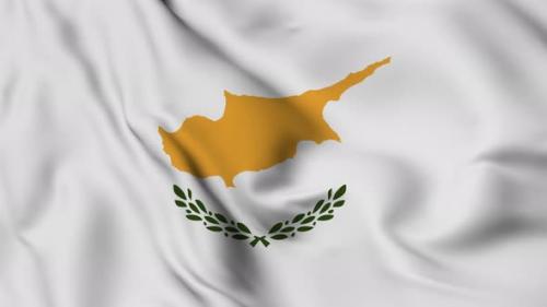 Videohive - Cyprus flag seamless closeup waving animation - 38172708 - 38172708