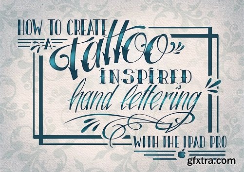 How to create a tattoo-inspired hand lettering with Procreate and the iPad Pro