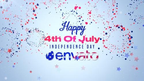 Videohive - USA July 4th Logo - 38231620 - 38231620