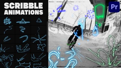 Videohive - Abstract Scribble Animations for Premiere Pro - 38246893 - 38246893