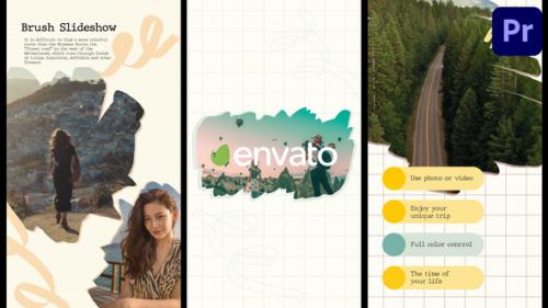 Videohive - Brush Social Media Slideshow for Premiere Pro - 38264357 - 38264357