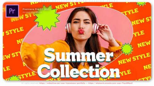 Videohive - Summer Collection. Retro Style Fashion Promo - 38239633 - 38239633