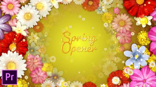 Videohive - Spring Flowers Titles - Premiere Pro - 38303559 - 38303559