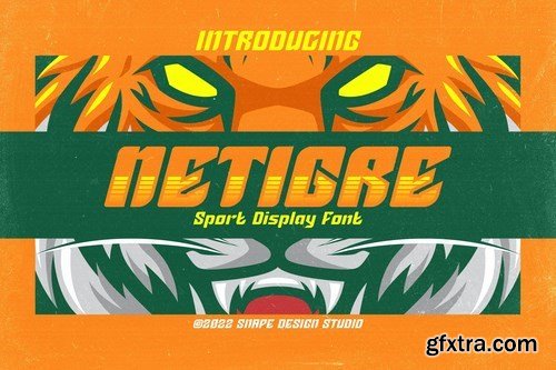 Netigre - Sport Font